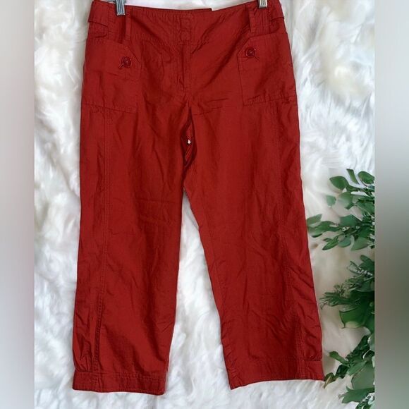 Ann Taylor Pants - Ann Taylor LOFT  NWT Size 4P Petite Rust Crop Pants "ann" NEW